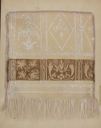 Linen Towel – Brown Border