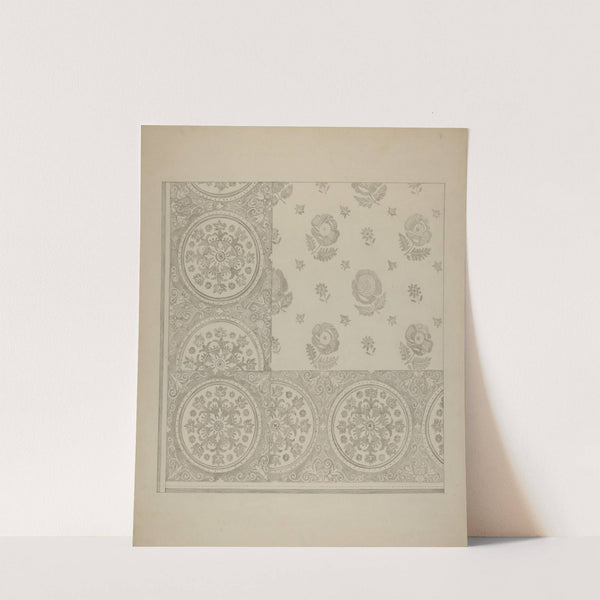 Linen Towel - Flower Design by Katherine Hastings