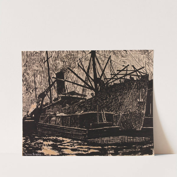 Liner and Tug by Henry Lyman Saÿen