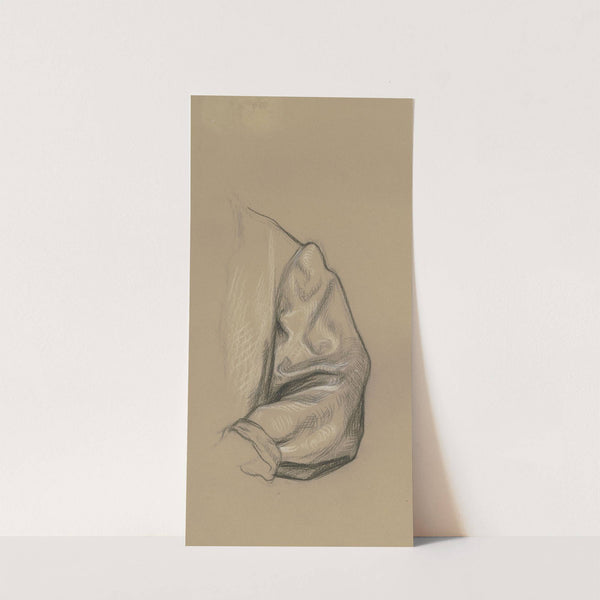 Linker Ärmel mit Andeutung der Schulter. by Victor Müller