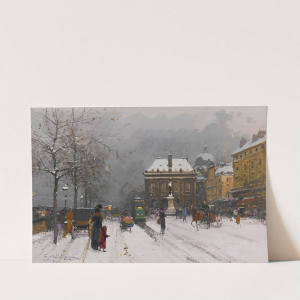 L’institut (Temps Mauvais) by Eugène Galien-Laloue
