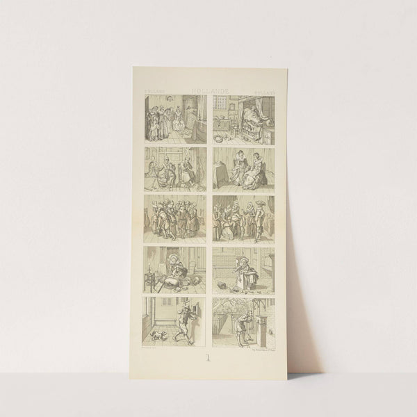 L’interieur de la maison, costumes, jeux, coutumes – premiere partie du XVIIe siecle (1876-1888) by Auguste Racinet