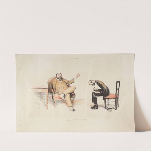 L’Interview – la cueillette des poires (1907) by Jean Veber