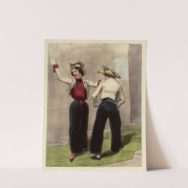 L’Intolérance est fille des faux Dieux (1840) by Paul Gavarni