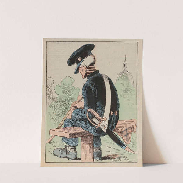 L’invalide à la tête de bois by André Gill