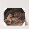 Lion and Lioness (1770) by George Stubbs