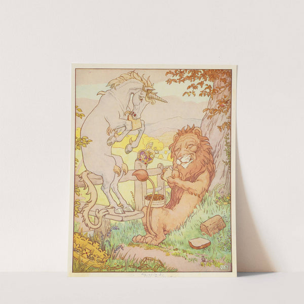 Lion and the unicorn. by Leonard Leslie Brooke