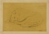 Lion couché la tête entre ses pattes (19th century)