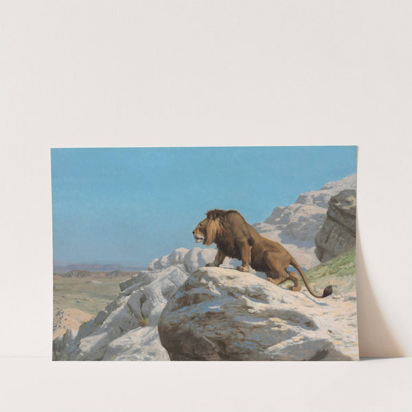 Lion on the Watch (c. 1885) by Jean-Léon Gérôme