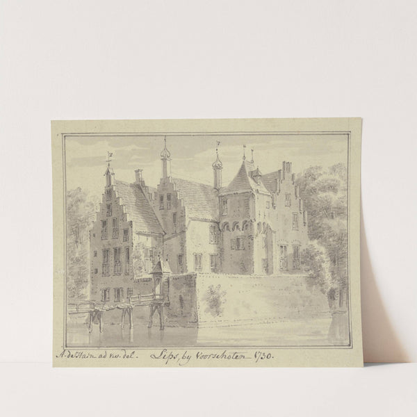 Lips by Voorschoten by Abraham de Haen the Younger