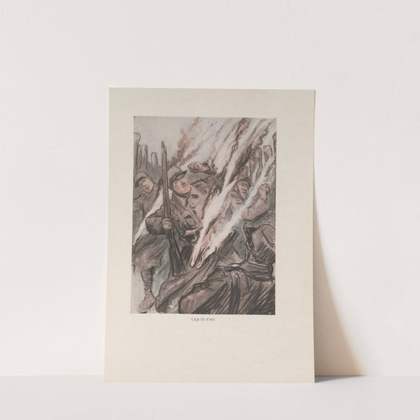 Liquid Fire (1916-1917) by Louis Raemaekers