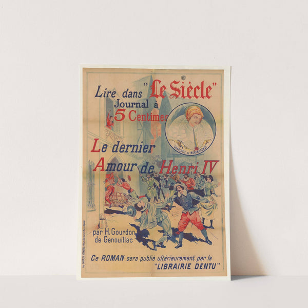 Lire dans ‘le Siècle’ (1895) by Conrad Goissaud