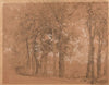 Lisière d’arbres et pré