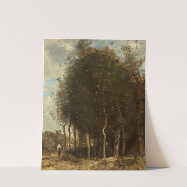 Lisière de bois by Jean-Baptiste-Camille Corot
