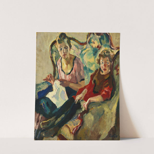 Lisl und Buberl by Leo Putz