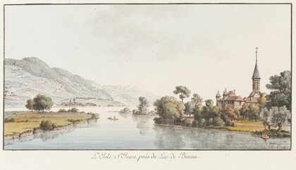 L’Isle St. Jean prés du Lac de Bienne