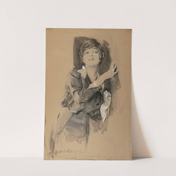 Listening (1915) by Howard Chandler Christy