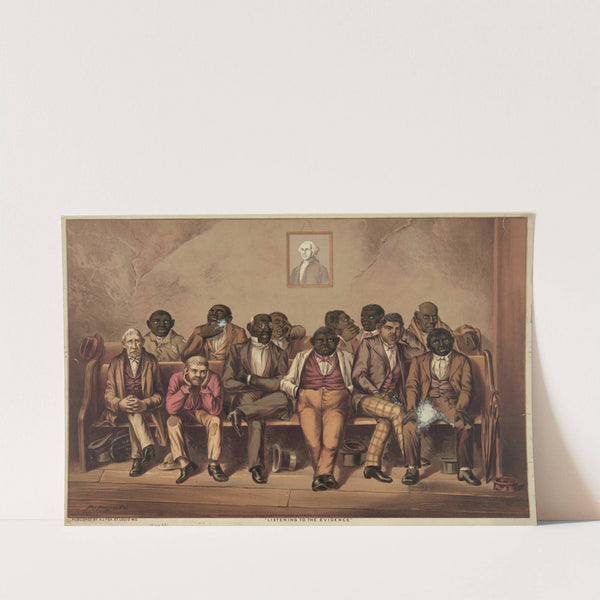 Listening to the evidence by Krebs Lith. Co