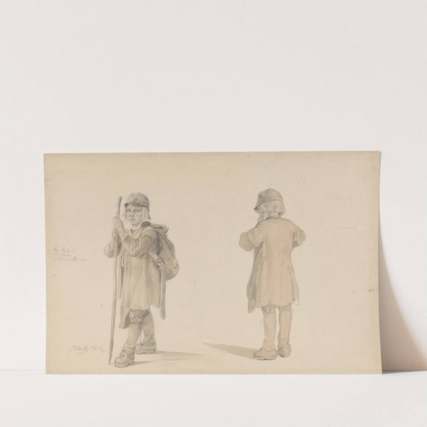 Liten gutt, Rætvik (1852) by Adolph Tidemand