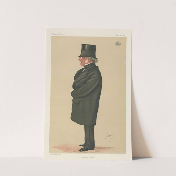 Literary; ‘A Noble Writer’, Philip-Henry Stanhope, May 23, 1874 (1874) by Carlo Pellegrini