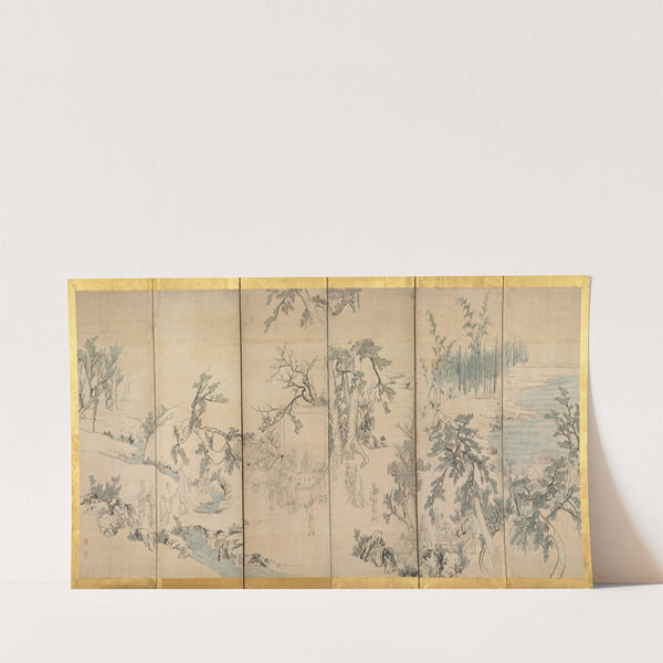 Literary Gathering in the Orchid Pavilion (late 1700s) by Maruyama Ōkyo