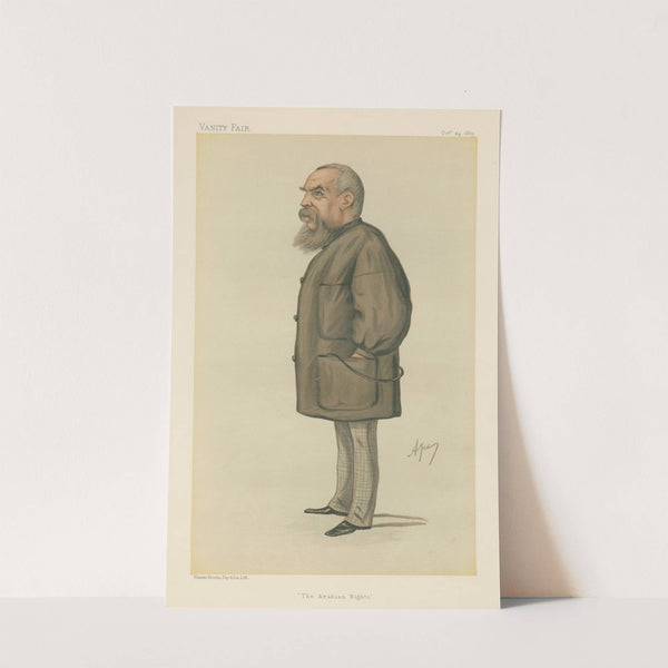 Literary; ‘The Arabian Nights’, Captain Richard F. Burton, October 24, 1885 (1885) by Carlo Pellegrini