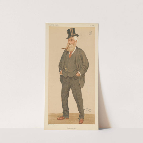 Literary; ‘The Literary Mate’, Sir John Digdale Astley, July 26, 1894 (1894) by Leslie Matthew Ward