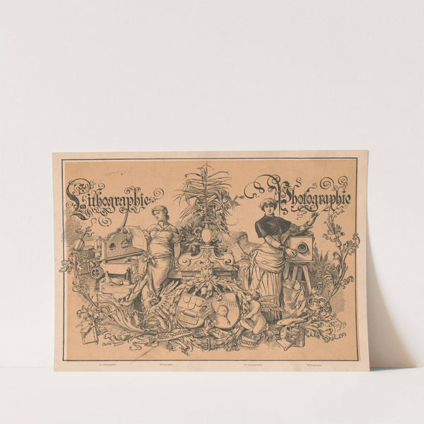 Lithographie photographie (1880-1890) by Meisenbach Co. Ltd