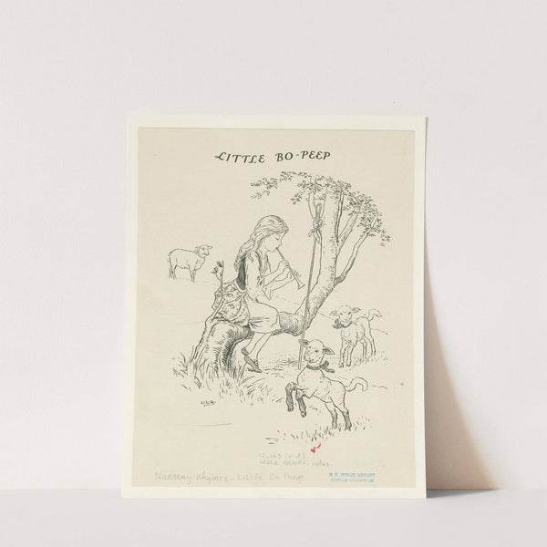 Little Bo-Peep 3 by Leonard Leslie Brooke