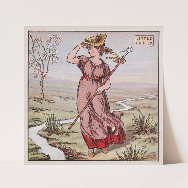 Little Bo-Peep (1877) by Walter Crane