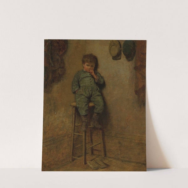Little Boy on a Stool (1861) by Eastman Johnson
