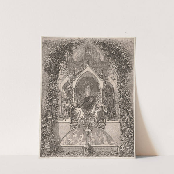 Little Briar Rose (Sleeping Beauty) (1836) by Eugen Napoleon Neureuther