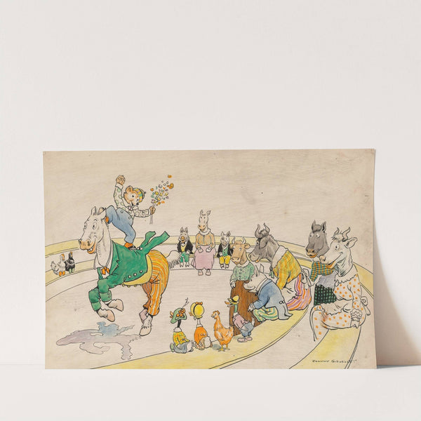 Little Brown Bear interior illustration by Johnny Gruelle