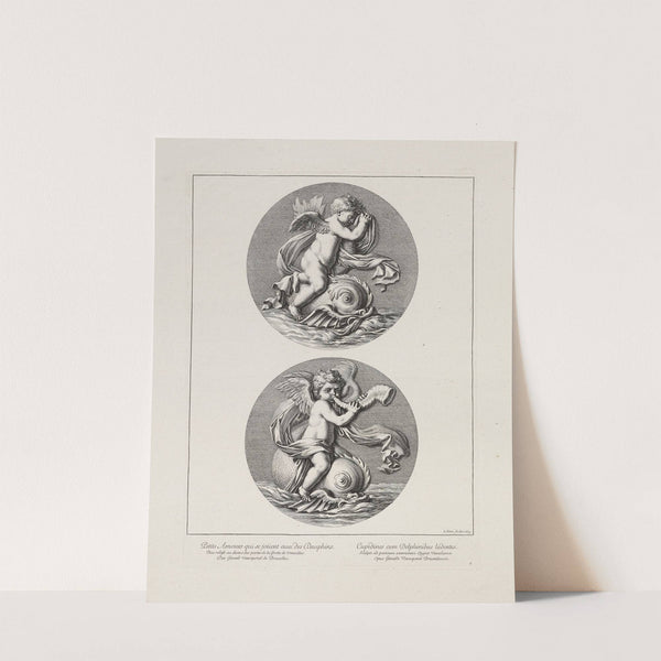 Little Cupids playing with dolphins (1673) by Jean Le Pautre