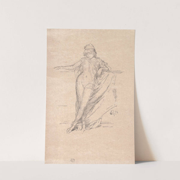Little Draped Figure Leaning (1894) by James Abbott McNeill Whistler