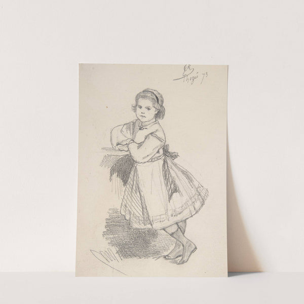 Little girl by Félicien Rops