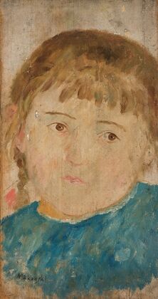 Little girl in a blue dress (1912)