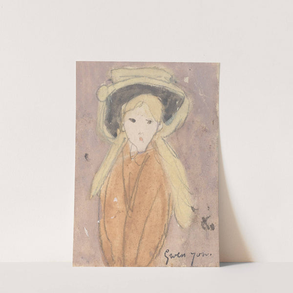Little Girl with a Large Hat by Gwen John