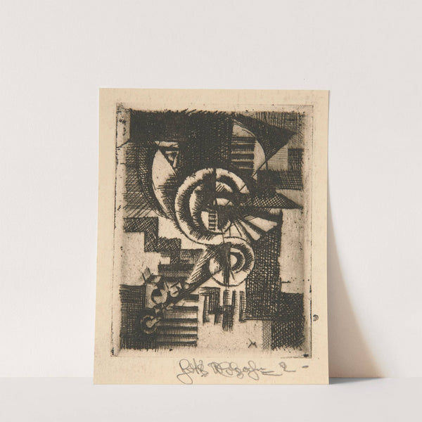Little Height Machine (Kleines Hohenmaschine) (1920) by Johannes Molzahn