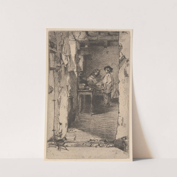 Little Rag Gatherers (1858) by James Abbott McNeill Whistler