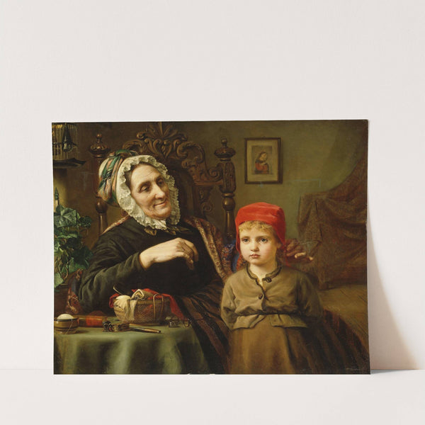 Little Red Riding Hood (1872) by Harriet Backer