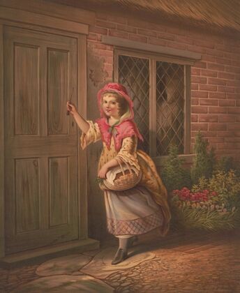 Little Red Riding Hood after Kate Gray (1872)