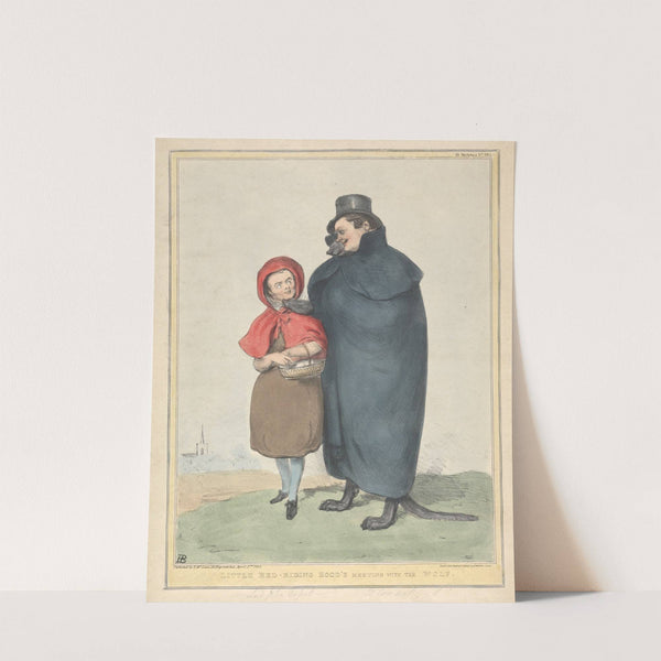 Little Red-Riding Hood's Meeting with the Wolf by John Doyle