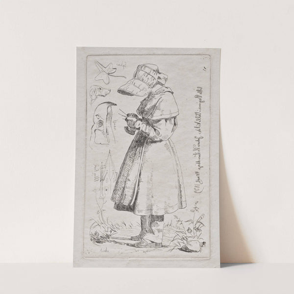 Little Regine in Vallekilde (1839) by Johan Thomas Lundbye