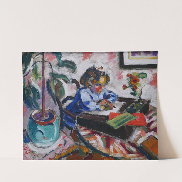 Little Schoolgirl (1907) by Henri Victor Gabriel Le Fauconnier