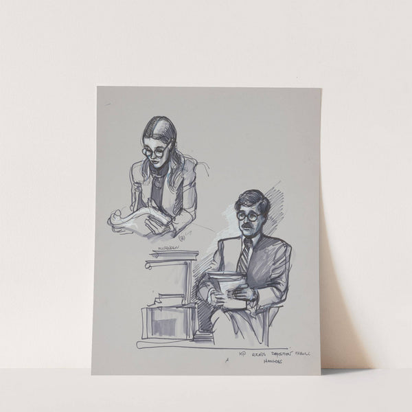 Liverone A. Kip reads deposition from Flickenger by Joseph Papin