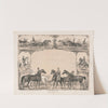 Livery card (1861) by Gibson & Co. Lith