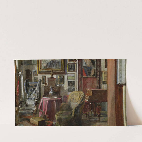 Living-room interior in Lusławice (1926) by Jacek Malczewski