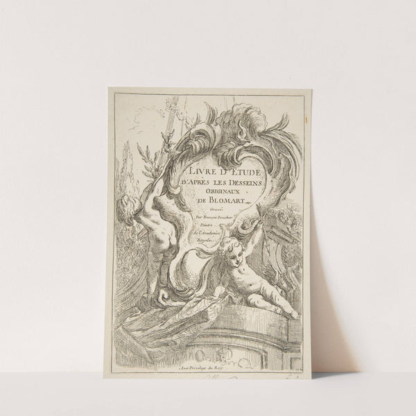 Livre d’étude d’après les desseins originaux de Blomart Pl.01 (1735) by François Boucher