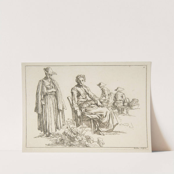 Livre d’étude d’après les desseins originaux de Blomart Pl.04 (1735) by François Boucher